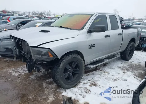 2019 Ram 1500 Classic Express 4X4 6'4 Box from USA, damaged, VIN 1C6RR7FG7KS533780